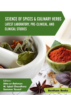 cover image of Science of Spices and Culinary Herbs - Latest Laboratory, Pre-clinical, and Clinical Studies